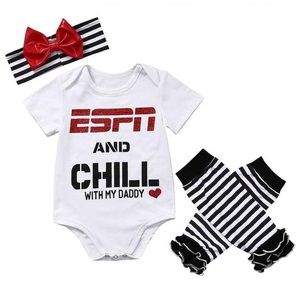 👶🏼ESPN AND CHILL WITH MY DADDY♥️